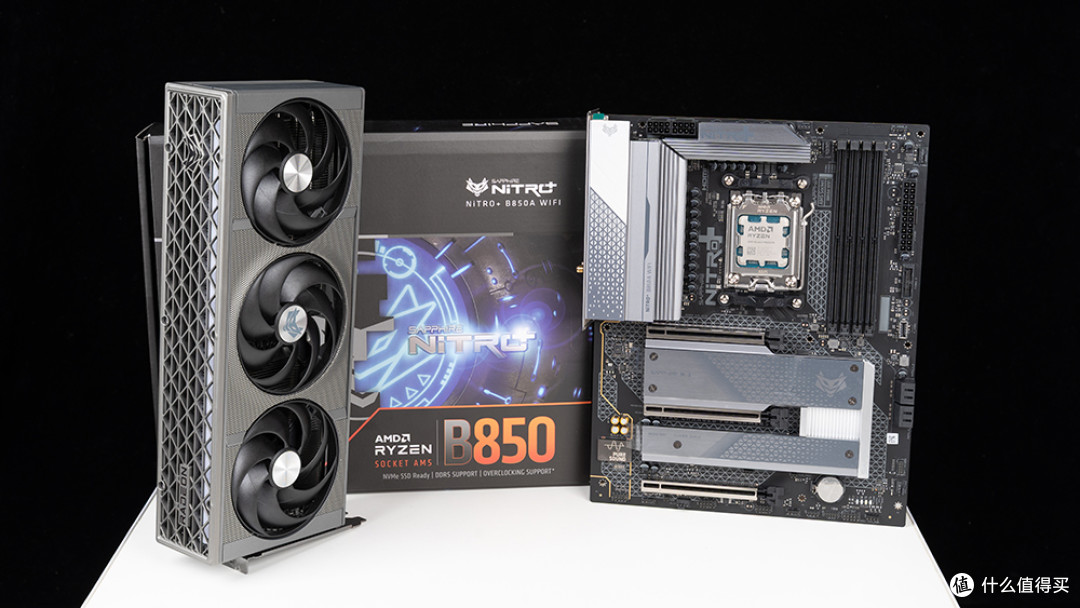 蓝宝石NiTRO+氮动B850A WIFI：跑满9950X3D稳8000的性价比ATX大板