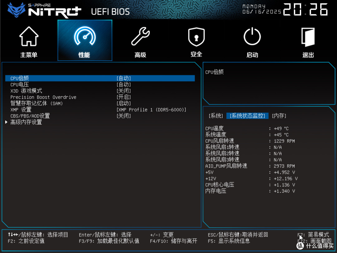 蓝宝石NiTRO+氮动B850A WIFI：跑满9950X3D稳8000的性价比ATX大板