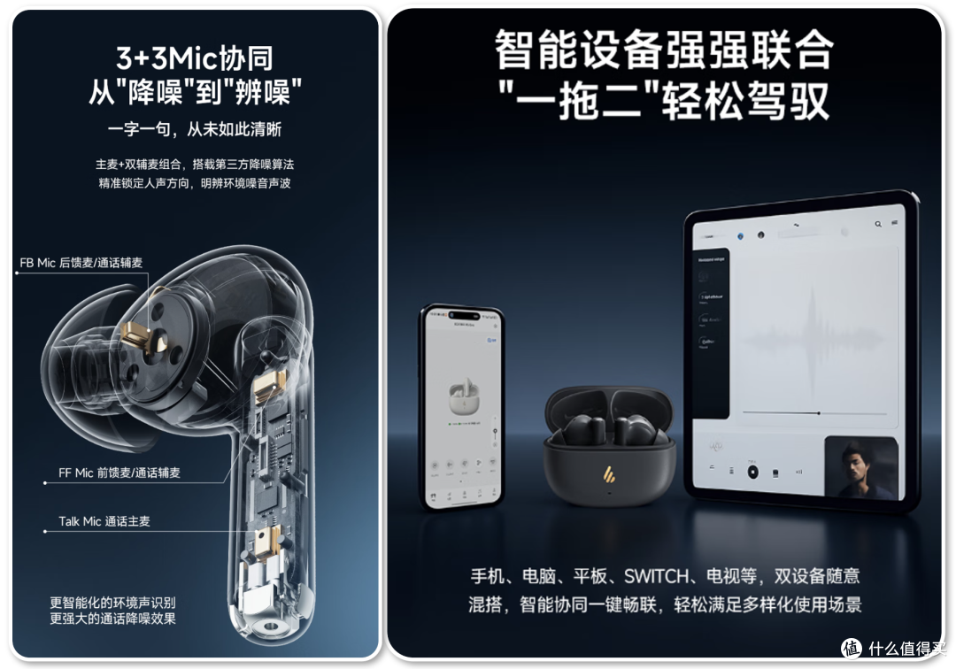 618 真百元耳机闭眼选,3 款真 TWS 蓝牙耳机总有一款适合你!
