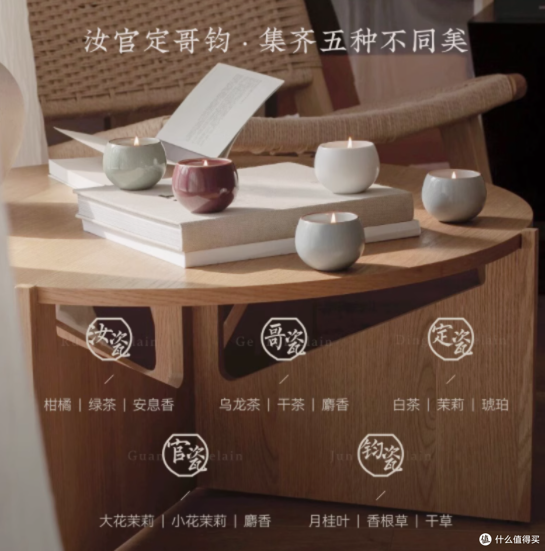 穿越宋韵之美:黑爪旗舰店「雅宋五瓷」香薰茶香蜡烛