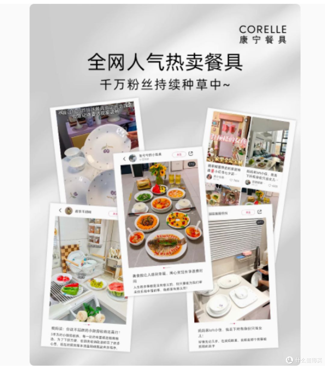 邂逅纯粹,品味生活 ——CORELLE 康宁餐具套装