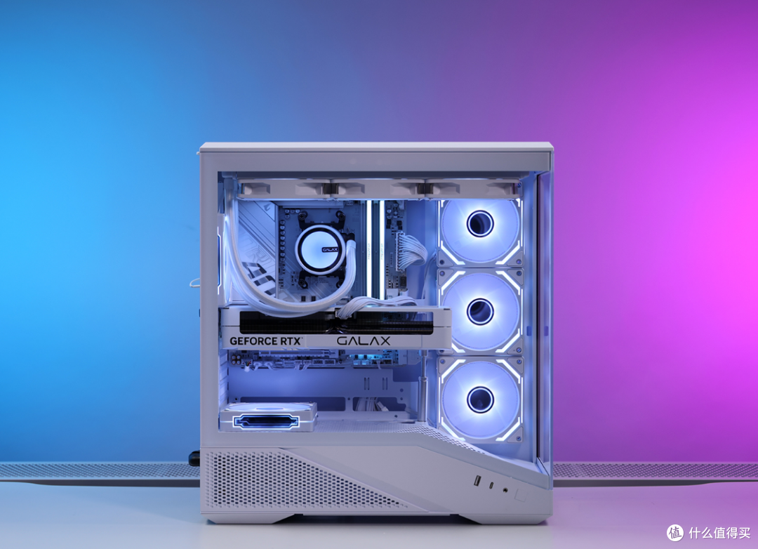白色AMD性价比装机标准答案,技嘉B850M冰雕搭配98X3D实测