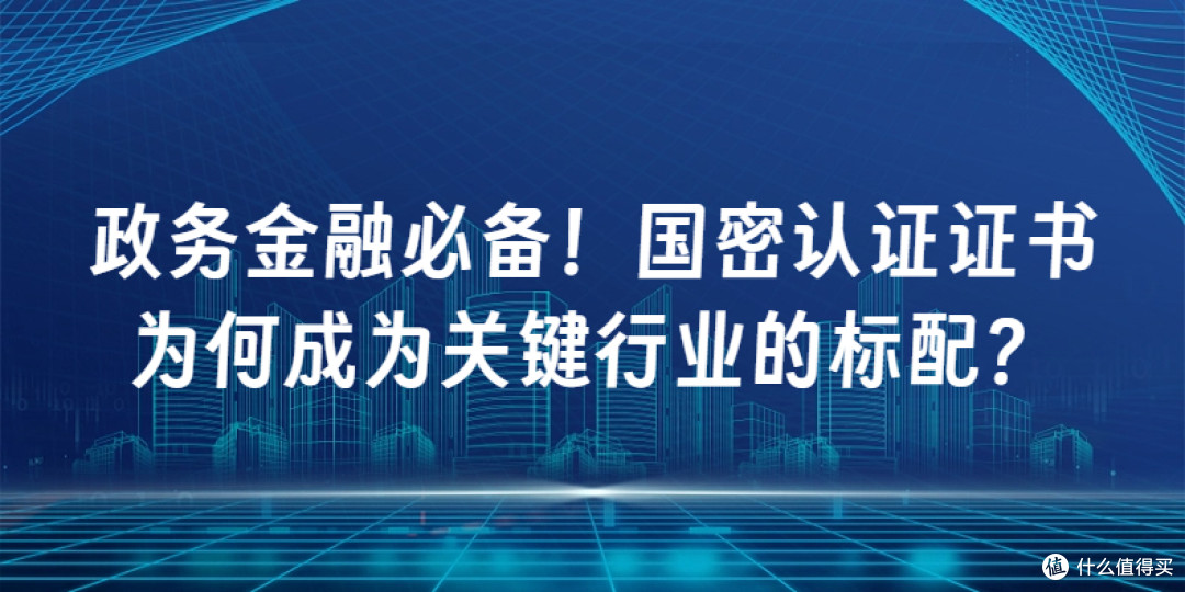 政务金融必备！国密认证证书为何成为关键行业的标配？