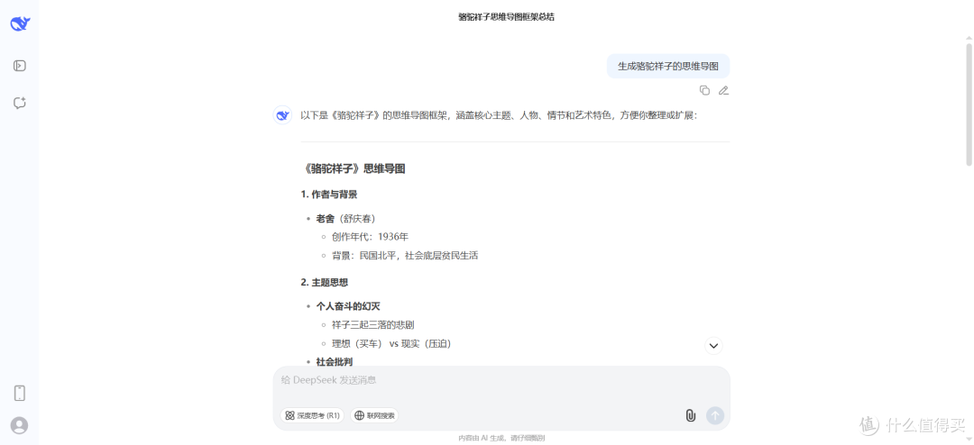 DeepSeek+知犀快速生成思维导图