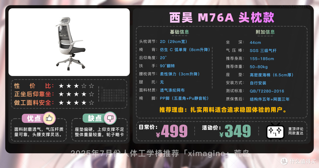 【25年7月高性价比人体工学椅推荐】教父级电竞椅选购指南!