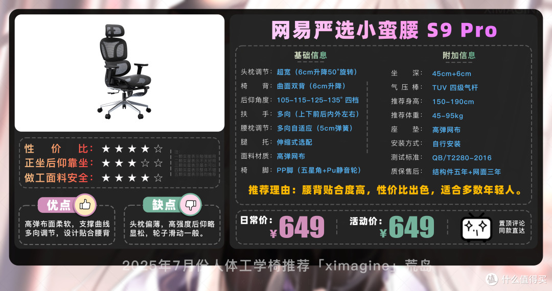 【25年7月高性价比人体工学椅推荐】教父级电竞椅选购指南!