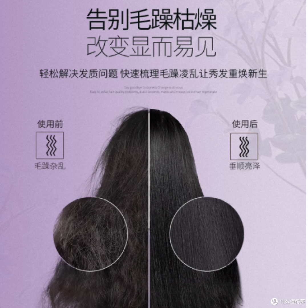 金稻直发梳:1.99 亿负离子养护,五档调节,秀发造型新宠