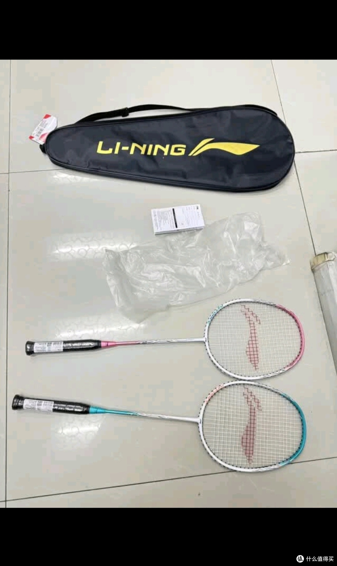 李宁（LI-NING）羽毛球拍雷霆9碳复合对拍碳素中杆娱乐休闲初学者