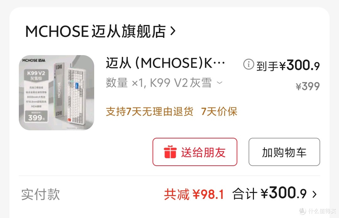 300.9接近历史最低价