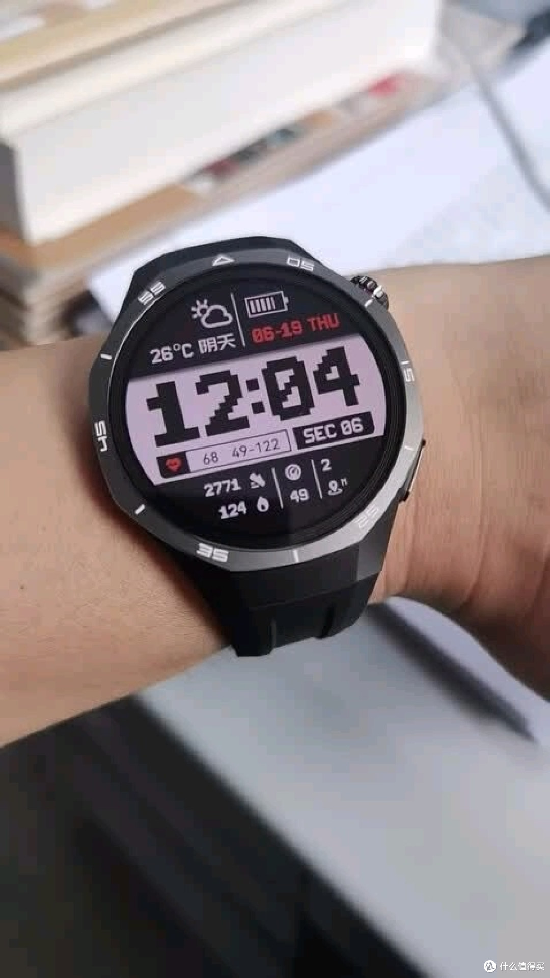 华为WATCH GT 5 Pro曜石黑,运动无忧