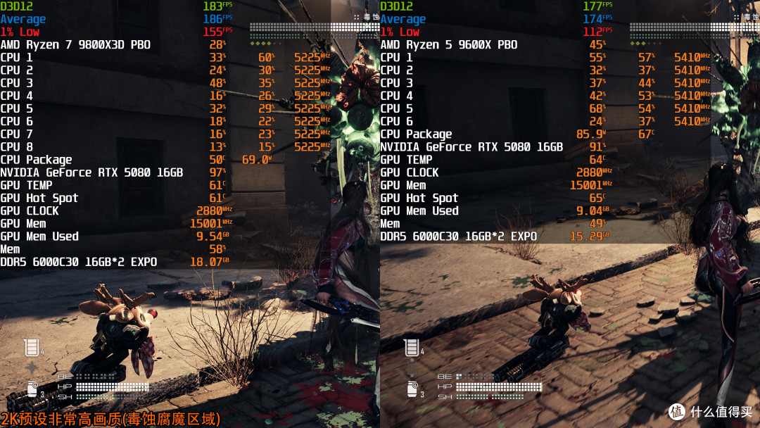 《剑星》RTX 5080/5070 Ti/5070/5060 Ti/5060显卡和CPU深度测试