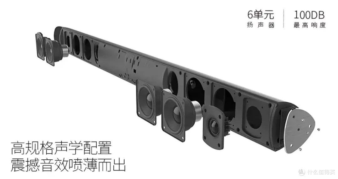谁说电视机只能配回音壁?漫步者R1700BT+音箱:双单元66W功率