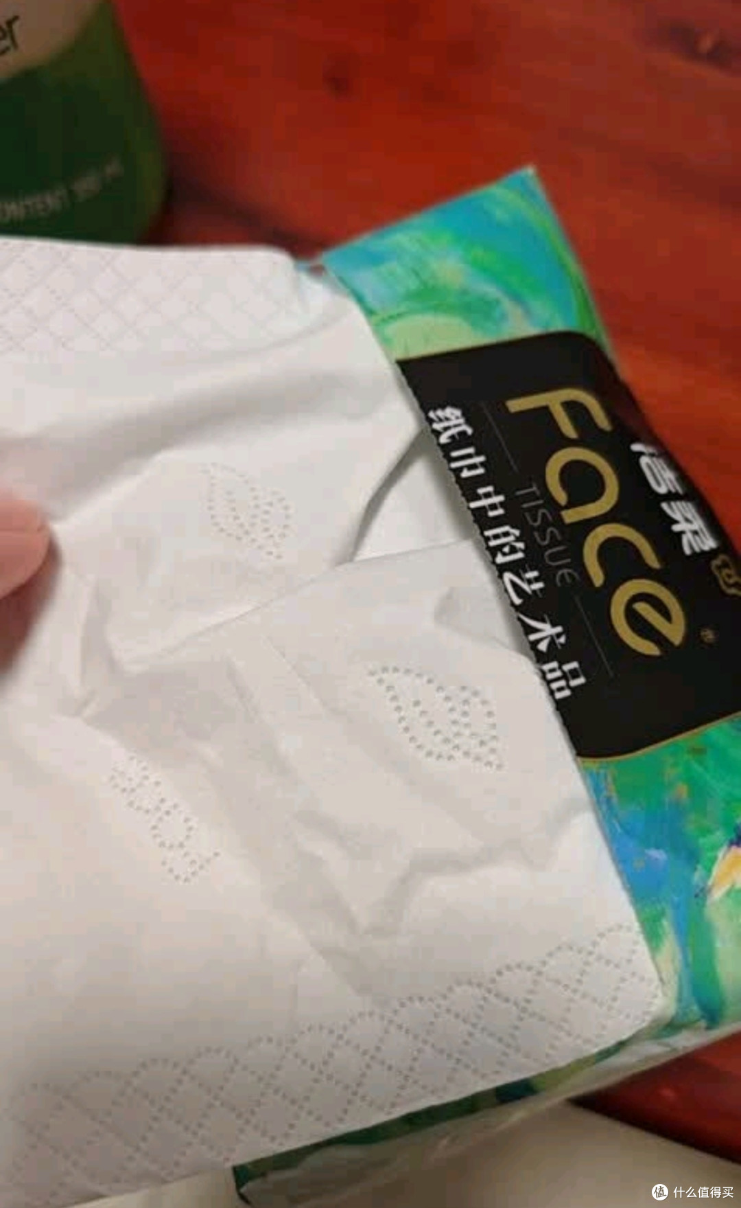 洁柔Face油画抽纸4层20包纸巾可湿水面巾卫生纸家用餐