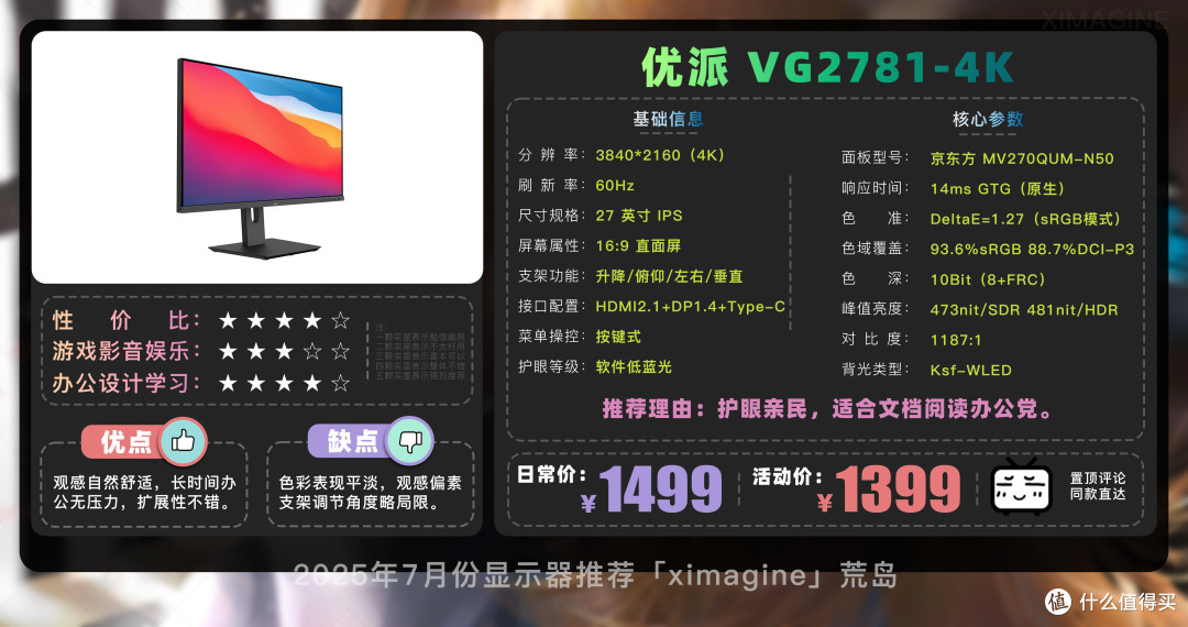 【25年7月显示器推荐】教父级电竞显示器选购指南新手必看!