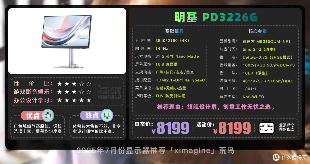 【25年7月显示器推荐】教父级电竞显示器选购指南新手必看!