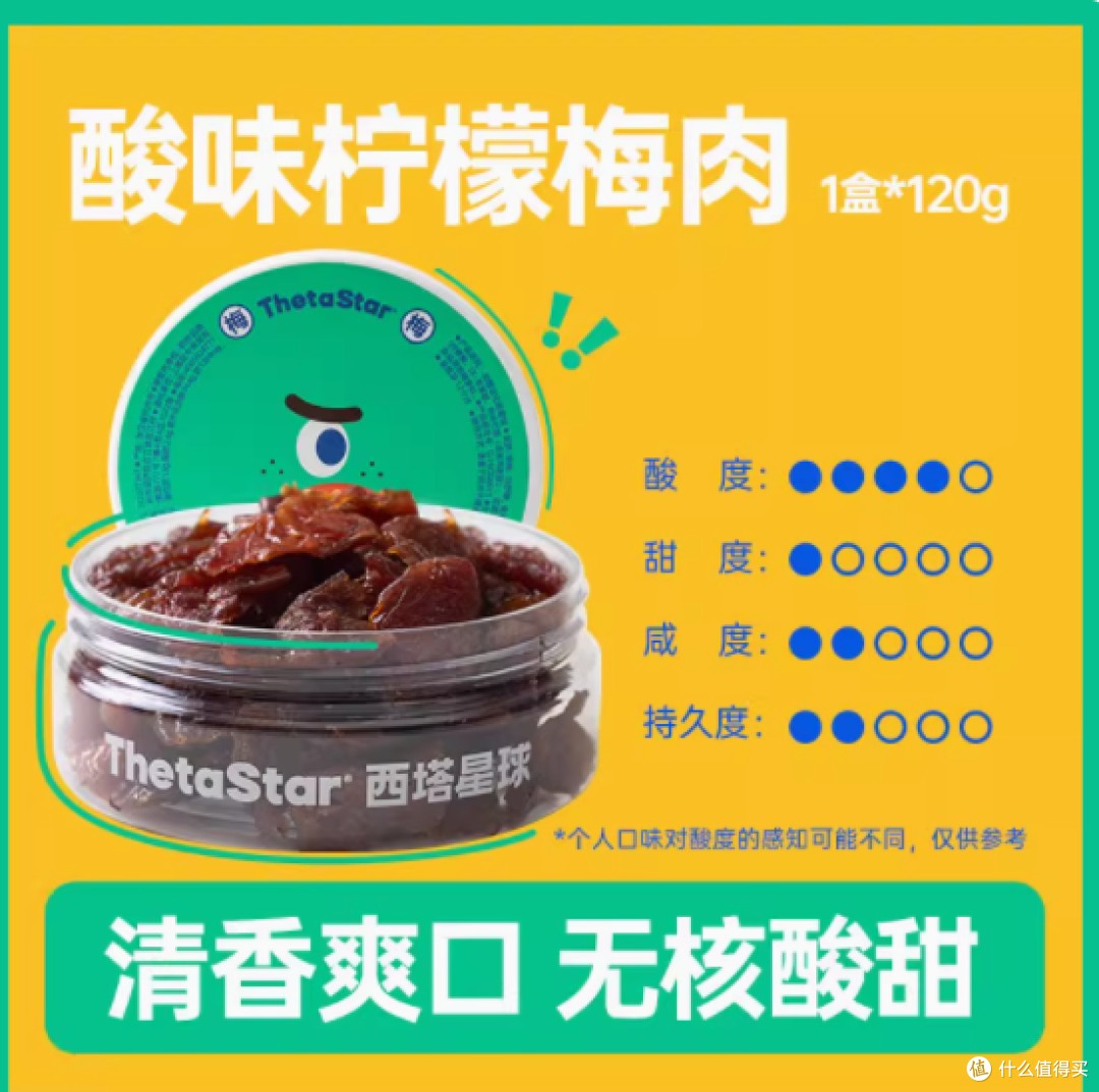 西塔星球旗舰店酸味柠檬梅肉:办公室里的解馋宝藏