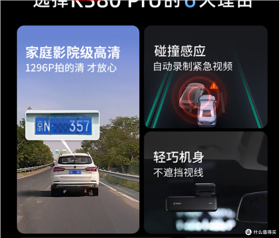 360AI推出K380pro行车记录仪:星光夜视技术,提升安全驾驶体验