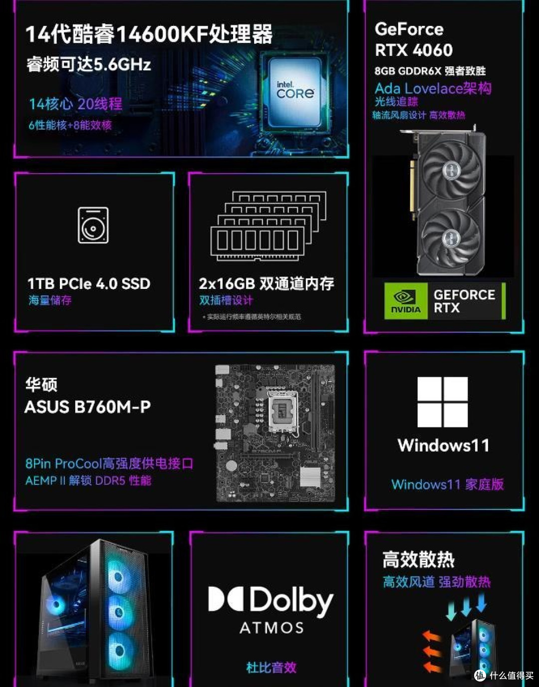 2025最建议买的4款台式电脑,流畅性能好,高配置,值得买
