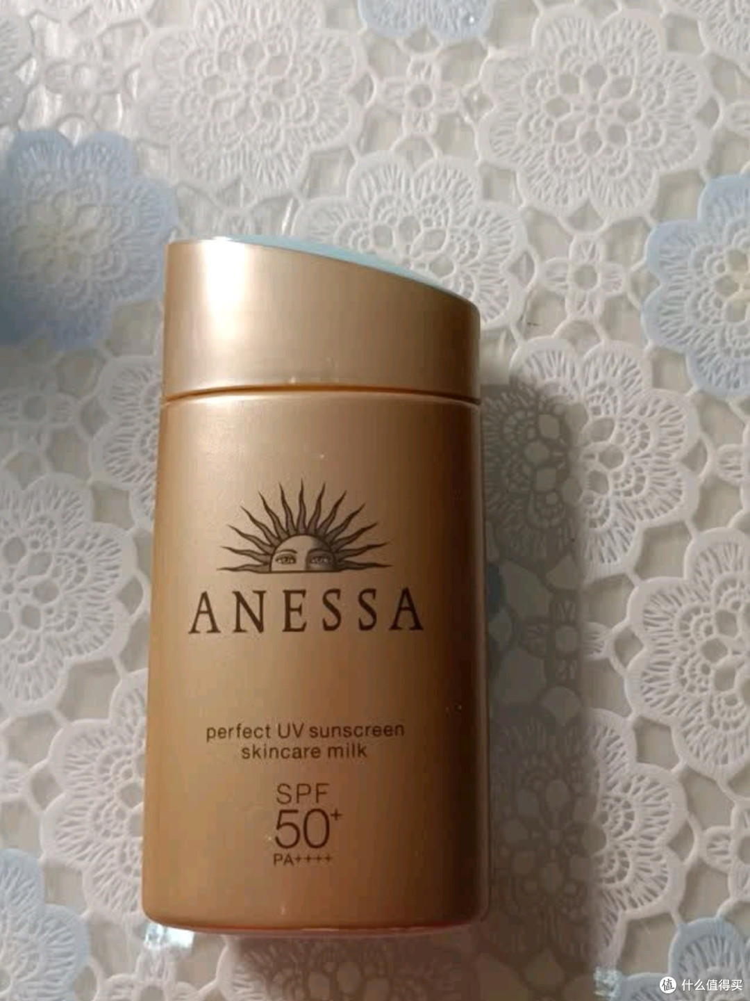 安热沙（Anessa）倍护防晒乳亲肤型60mL敏感肌粉金瓶高倍防晒测评