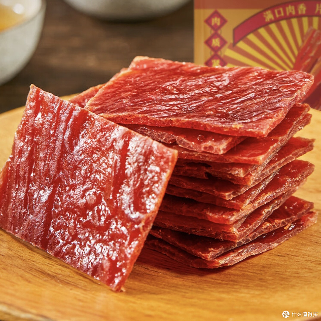 京东京造靖江猪肉脯,孩子的解馋小零食