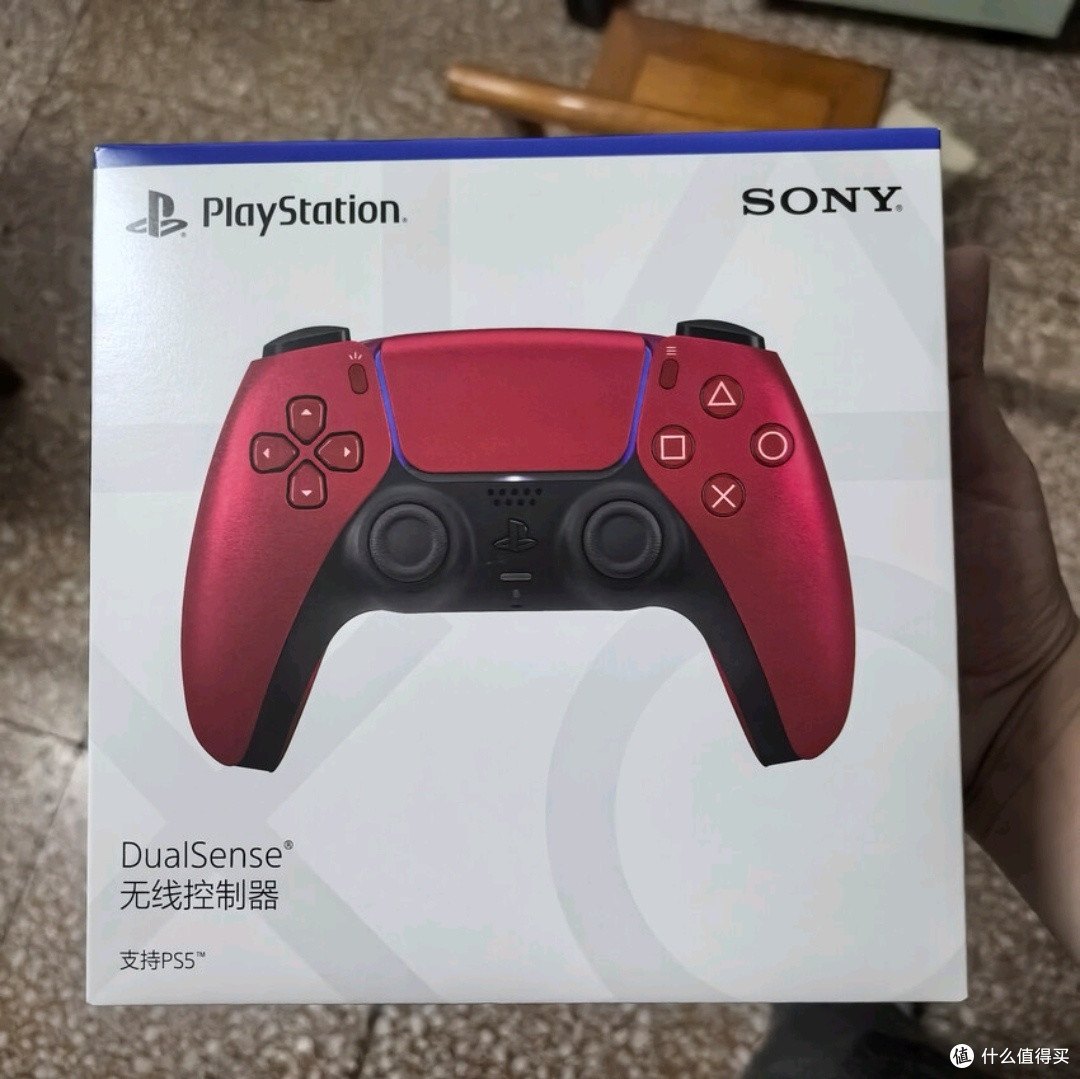 索尼(SONY)PS5 无线游戏手柄(星光蓝)深度测评