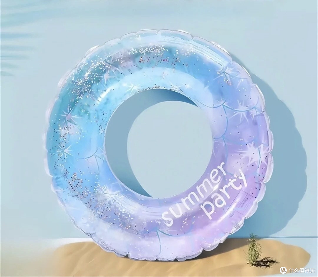水上安全神器！防侧翻游泳圈让全家玩水更安心❤️