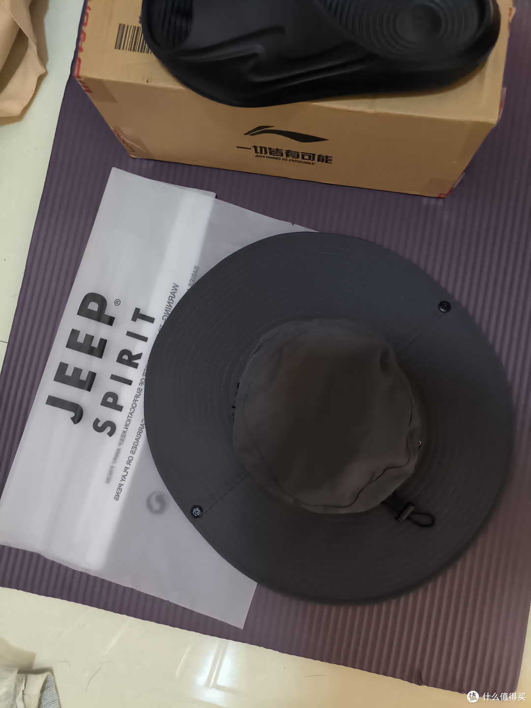 16元JEEP大檐渔夫帽开箱,酷夏出游神器。