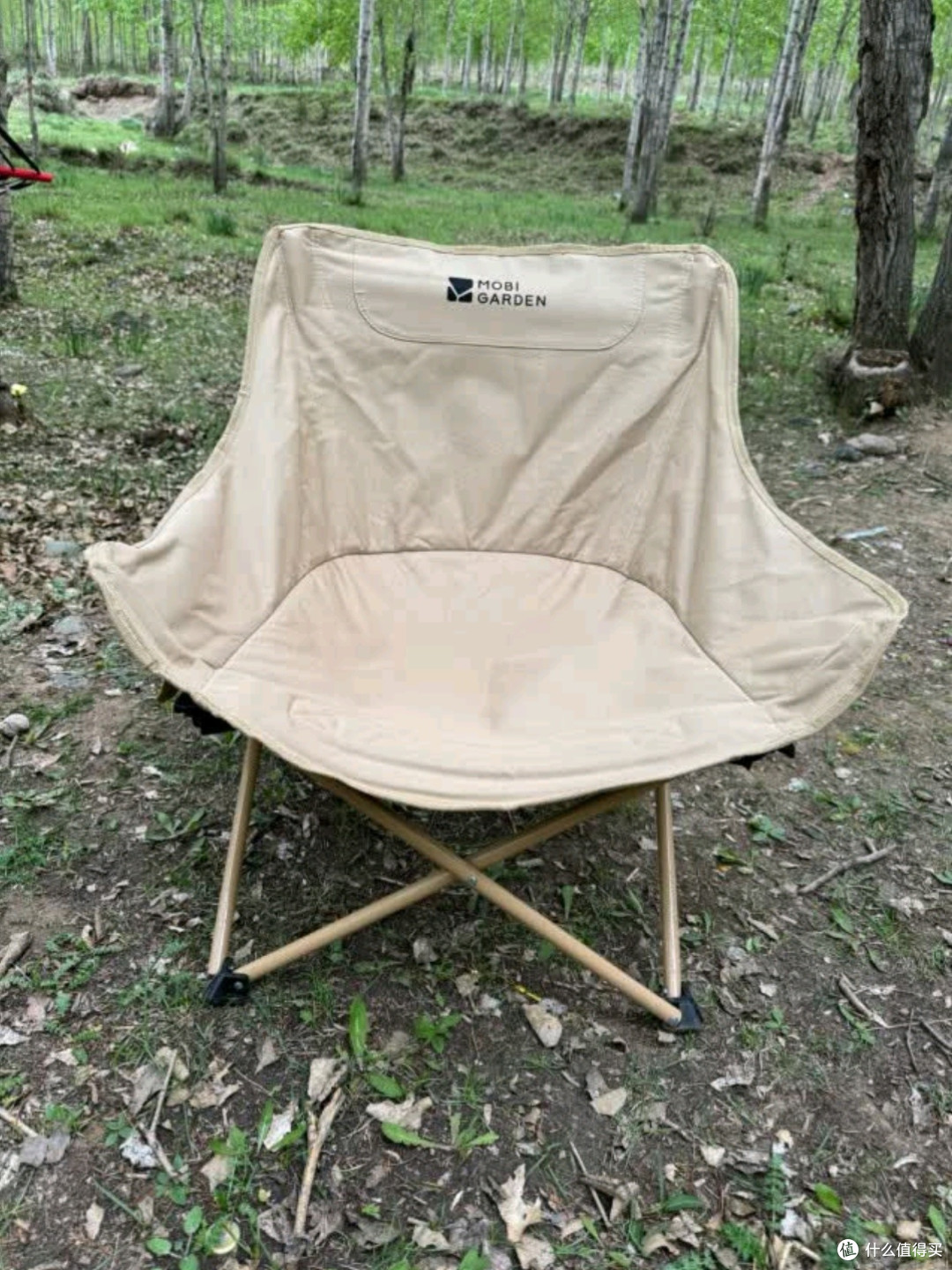 牧高笛（MOBIGARDEN）折叠月亮椅 NX25665013 细沙黄测评