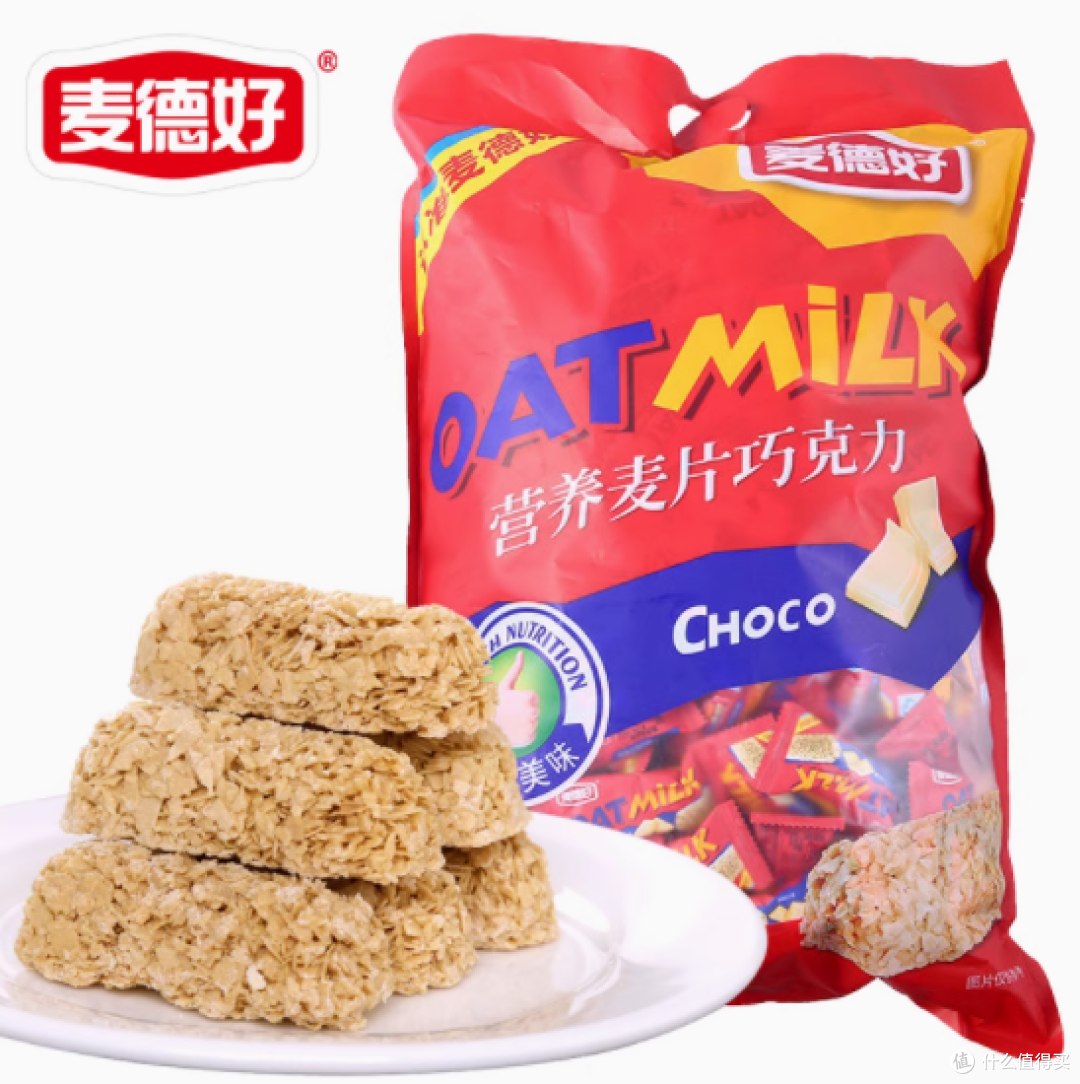 麦德好旗舰店原味燕麦巧克力酥 2500g：甜蜜酥脆，畅享美味时光