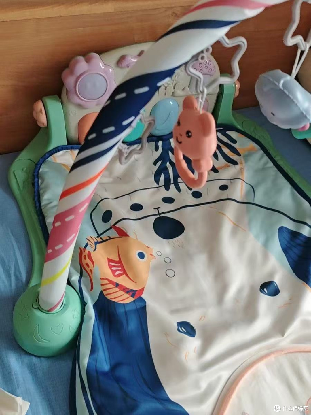 挖到带娃界的"哄睡神器"——Babycare婴儿健身架脚踏钢琴！