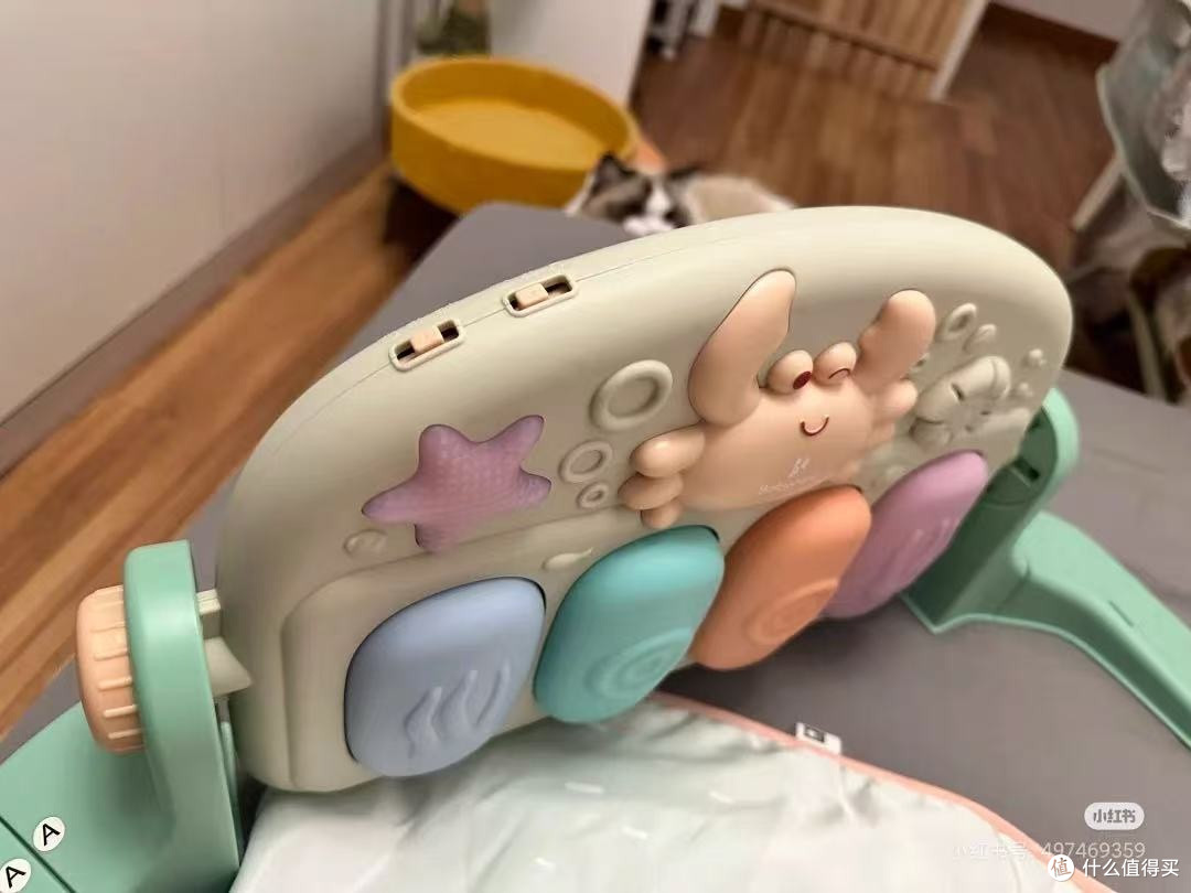 挖到带娃界的"哄睡神器"——Babycare婴儿健身架脚踏钢琴！