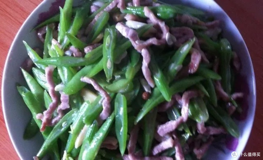 家常四季豆炒肉丝步骤