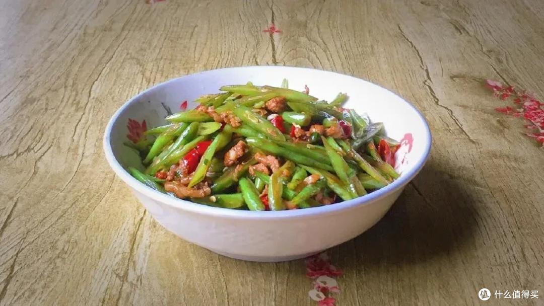 家常四季豆炒肉丝步骤