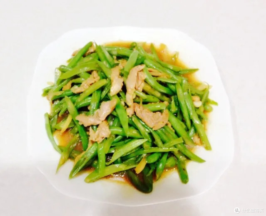 家常四季豆炒肉丝步骤