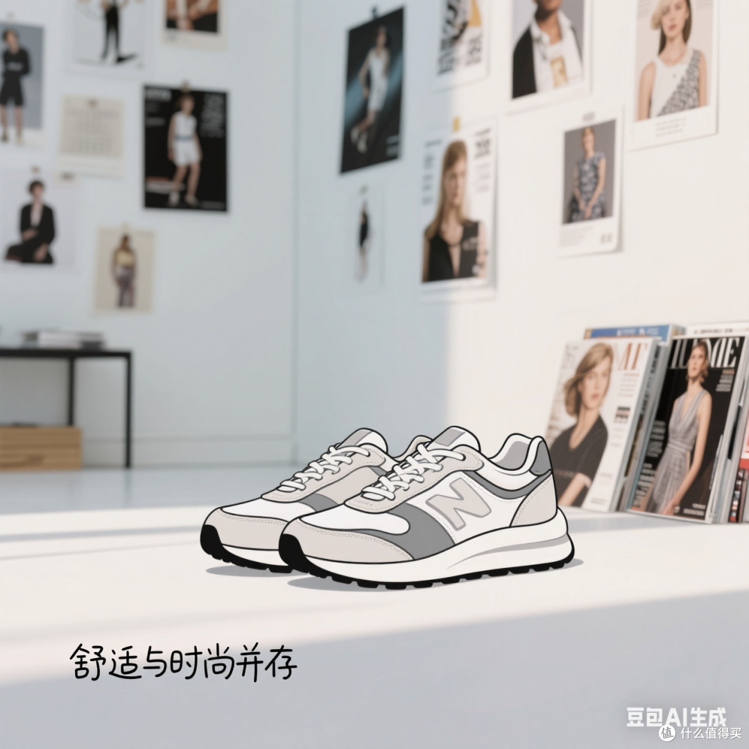 运动鞋晒物：舒适与时尚并存