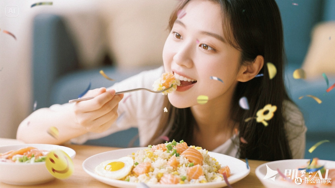 这碗三文鱼蛋炒饭也太顶了!边角料逆袭成王炸,香到邻居来敲门啦