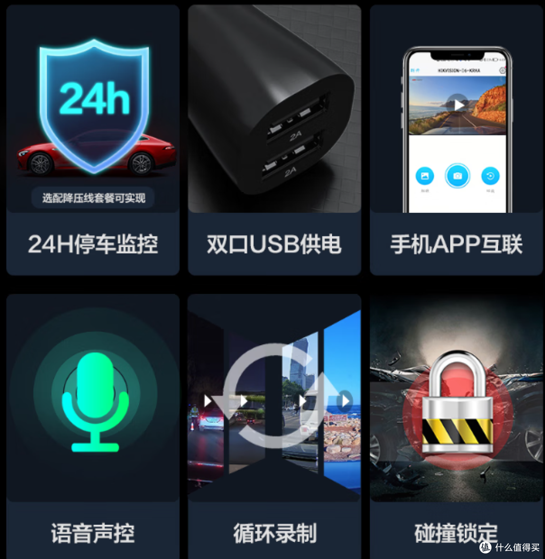 海康威视D6行车记录仪:3K超清夜视功能强大 ,让你夜间无忧!