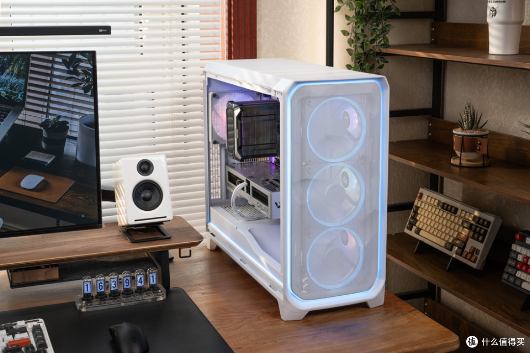 分形工艺Meshify3 XL+ROG Z890APEX+影驰4070Ti S金属大师装机