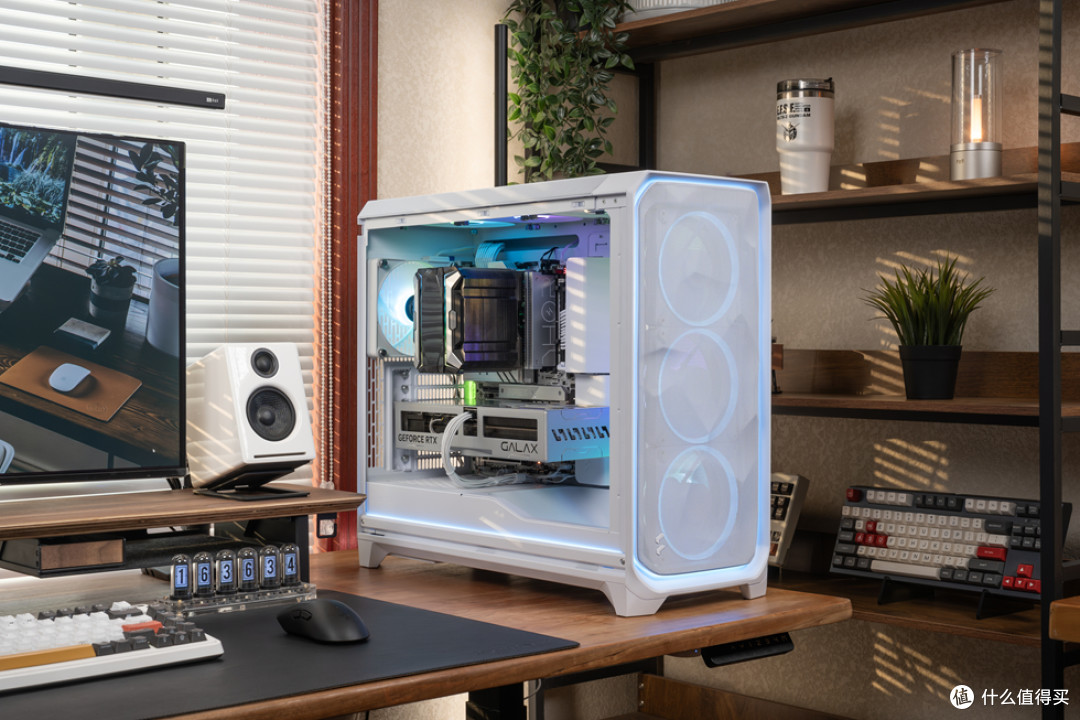 分形工艺Meshify3 XL+ROG Z890APEX+影驰4070Ti S金属大师装机