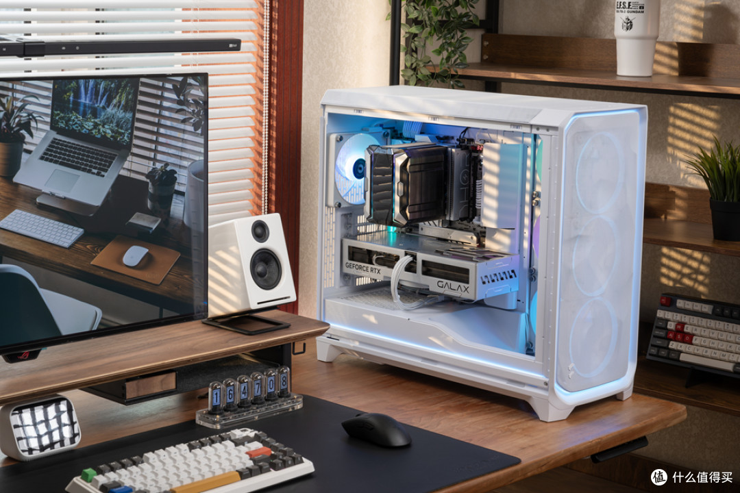 分形工艺Meshify3 XL+ROG Z890APEX+影驰4070Ti S金属大师装机