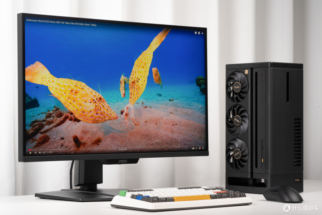 微星 MAG 274UPDF E16M 27寸 4K160Hz MiniLED显示器开箱体验!