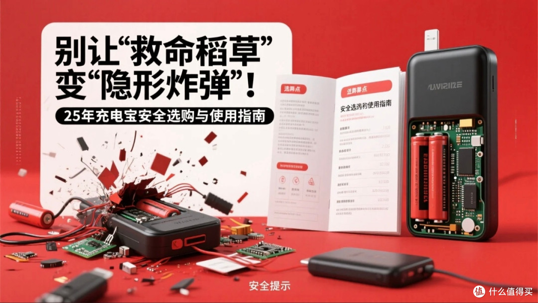 别让“救命稻草”变“隐形炸弹”!25年充电宝安全选购与使用指南