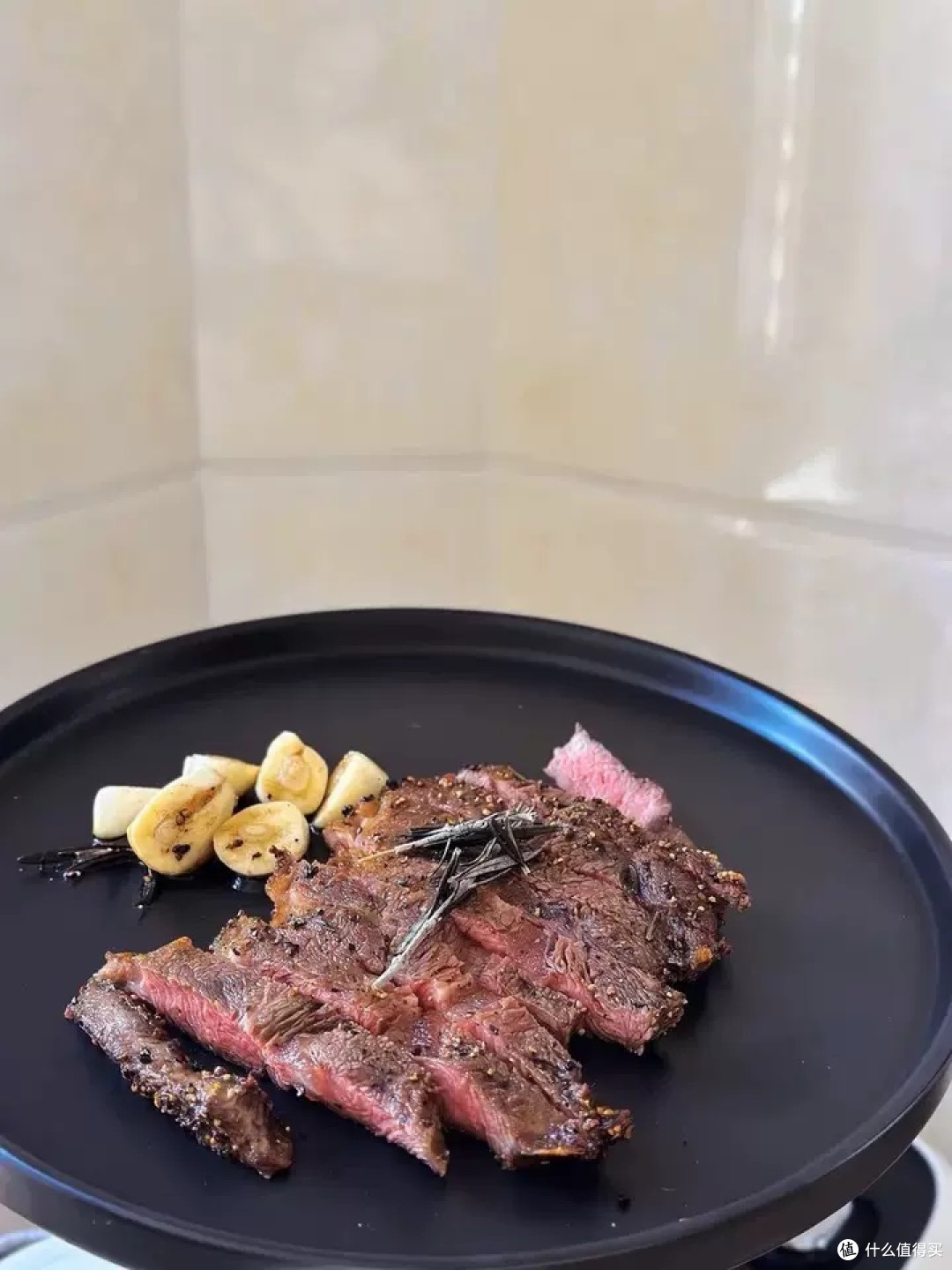 澳洲谷饲黑安格斯M5+眼肉盖牛排体验