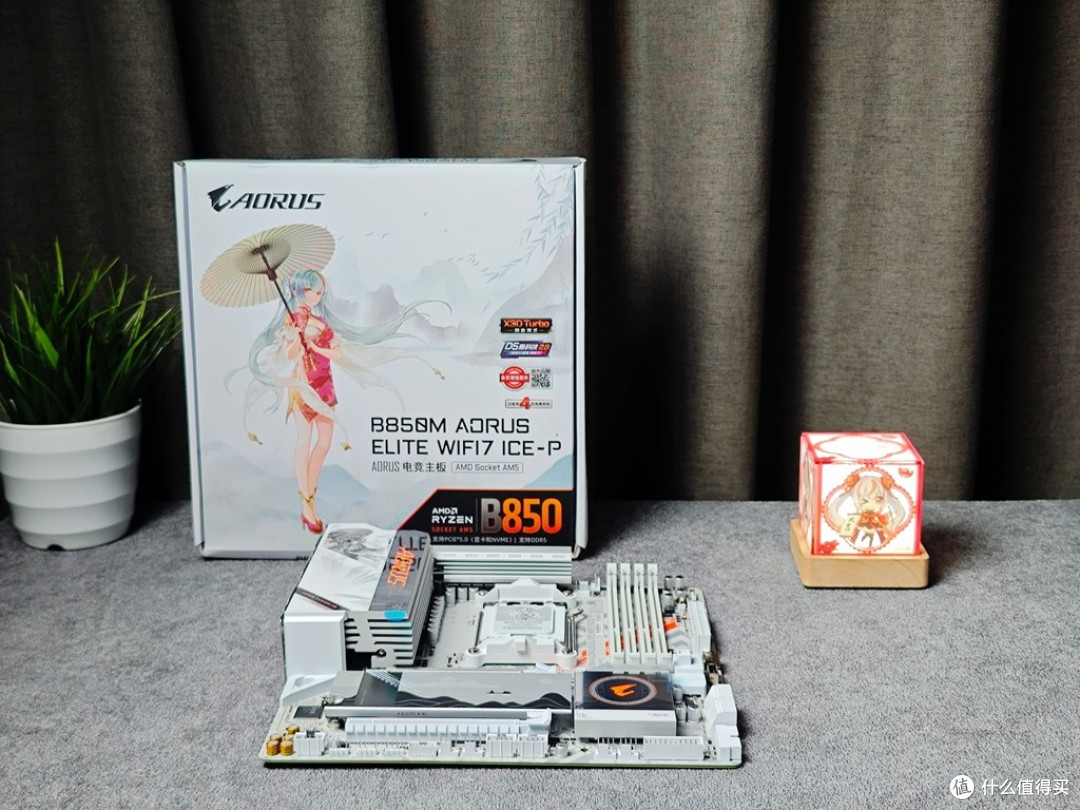 国风+二次元组合,技嘉B850M雕妹主板开箱解析