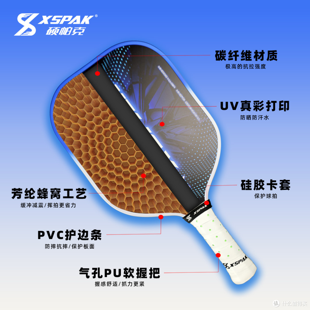 2025通用匹克球拍套装,我的控球救星来了!