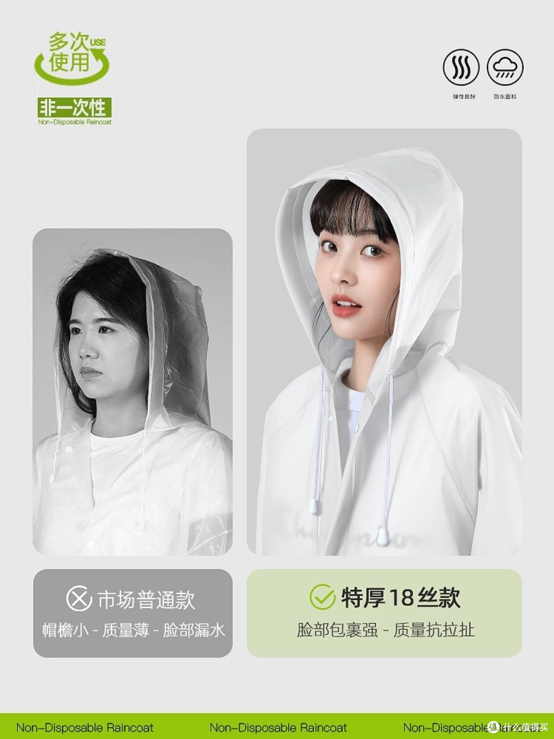 一次性雨衣终极测评:13.8元防暴雨战神,徒步音乐节暴雨求生指南