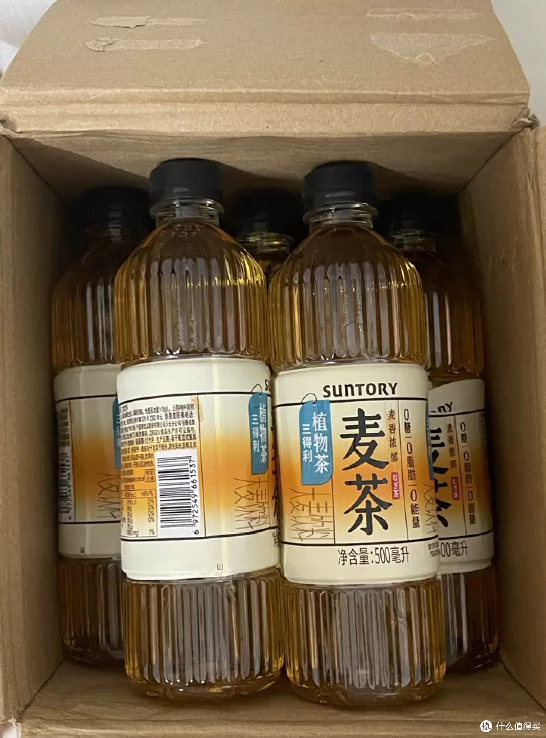 三得利无糖大麦茶:清爽解腻