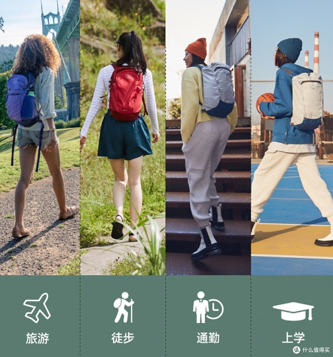 OSPREY 日光Cinch 15L旅行包:通勤与户外徒步的理想选择