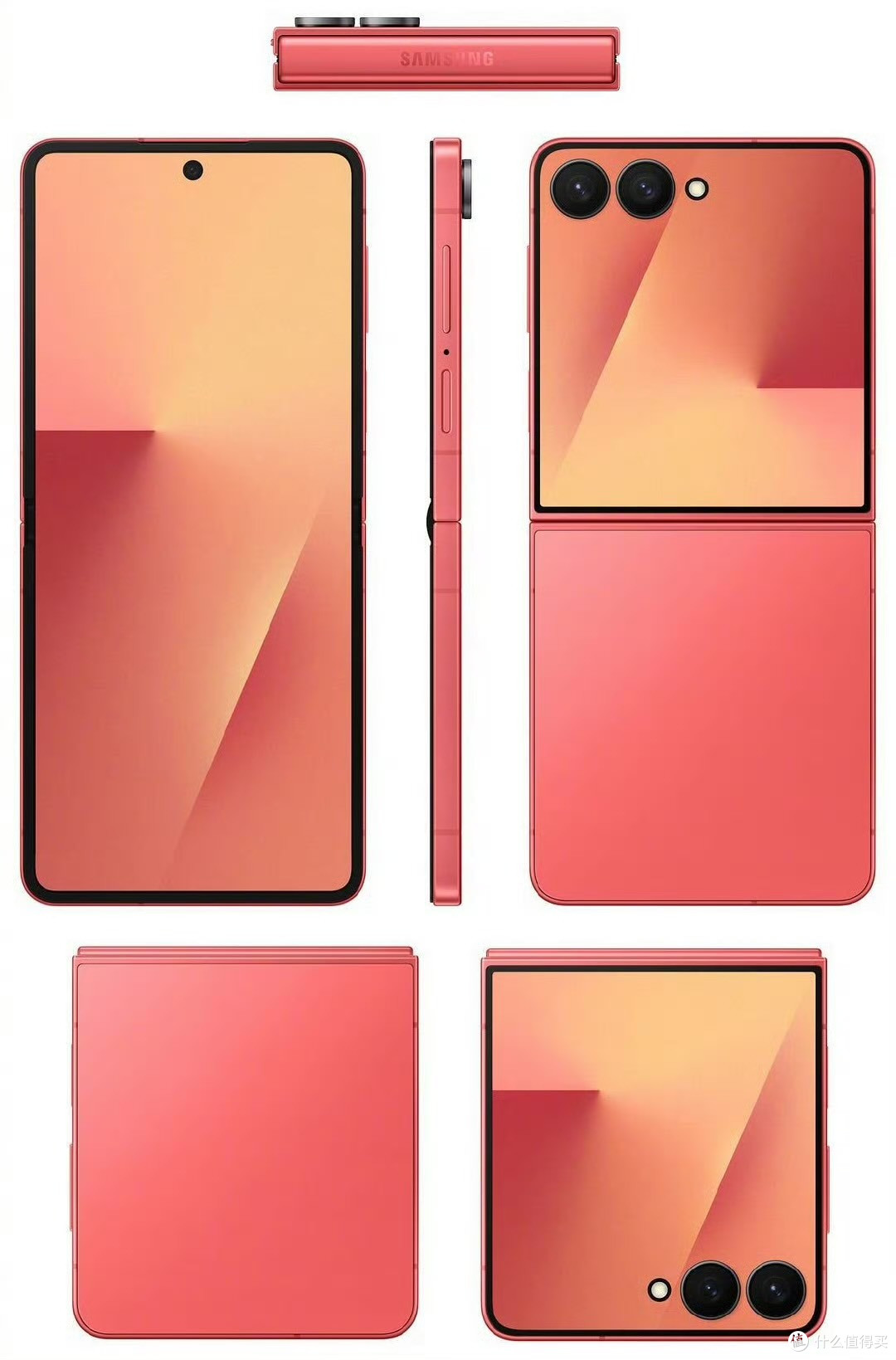 三星Galaxy Z Flip7渲染图曝光