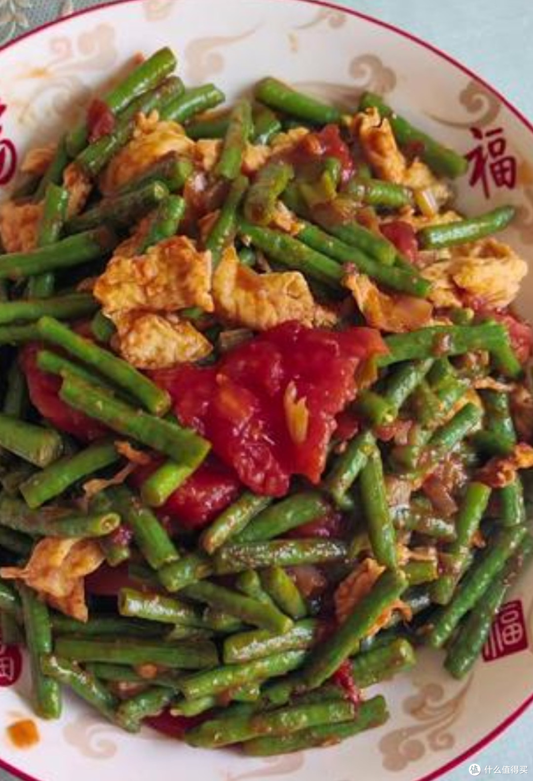 夏日清爽佳肴——番茄炒鸡蛋豆角
